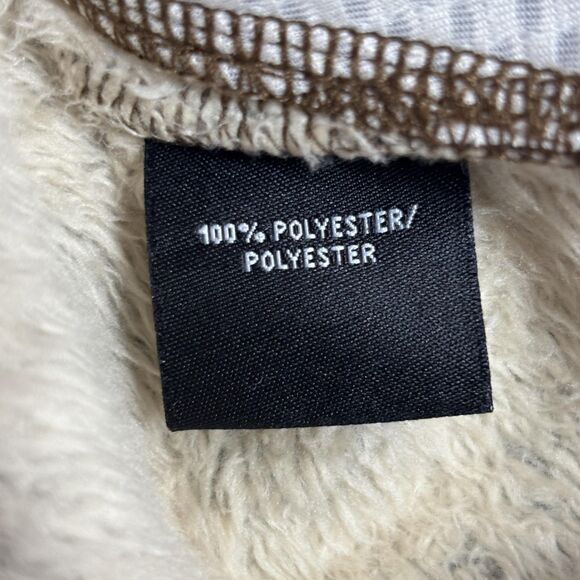 Kuhl Flight Vest Women's Medium Beige Packable Hood Fleece Sherpa Outdoor Zip - Picture 9 of 10